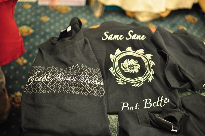 T-Shirt for the Anniversary of NUS Southeast Asian Studies Department. Design includes the Dongson Drum. Design by Liani MK